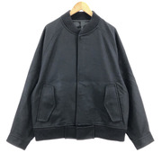 stein/OVERSIZED MELTON JACKET/S/ネイビー