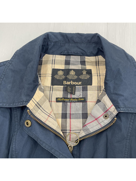 Barbour Beadnell ジャケット 紺 UK14