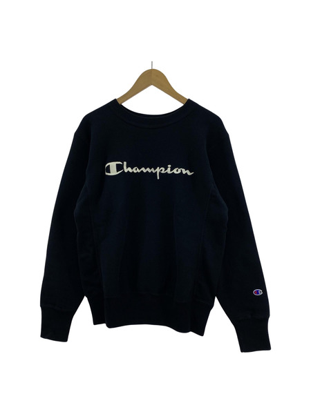 Champion REVERSE WEAVE スウェット BLK (M)