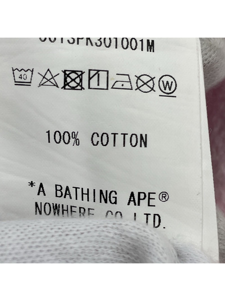 A BATHING APE ショートパンツ スウェットショートパンツ/ピンク/001SPK301001M