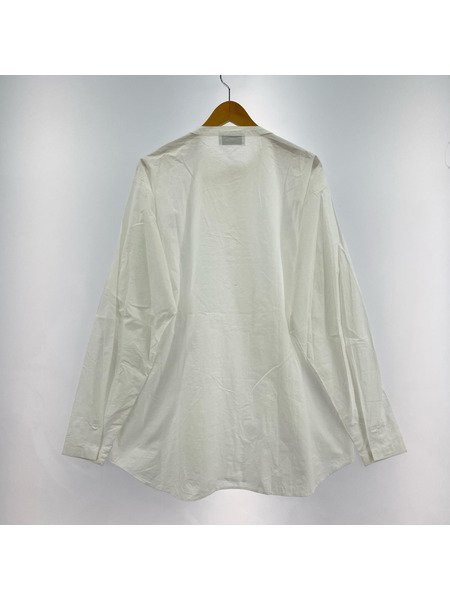 RAINMAKER TOKYO PLEATED SHIRT ノーカラーシャツ