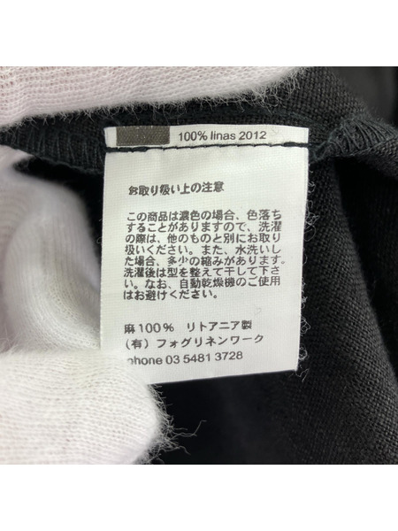 fog linen work ワンピース ブラック[値下]