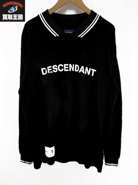 DESCENDANT CHANT JERSEY LSジャージー 黒 1[値下]｜商品番号