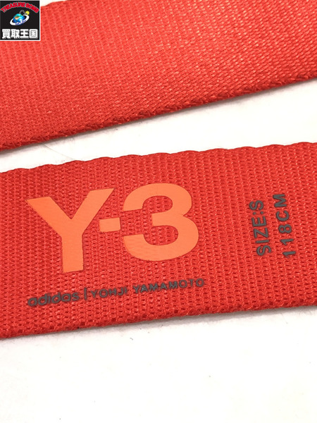 Y-3 ベルト 赤/ワイスリー[値下]
