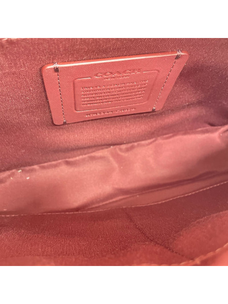 COACH シグネチャー ショルダーバッグ オレンジ