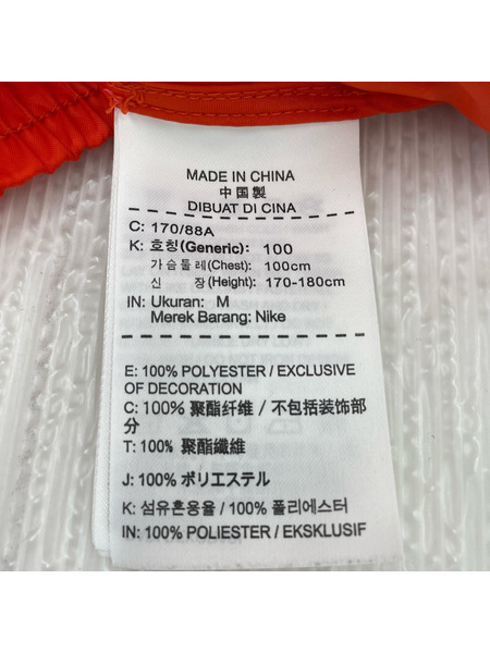 NIKE ブルゾン・ジャンパー ピンク/オレンジ スウォッシュ ウインドブレーカー