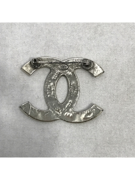 アクセサリー CHANEL ブローチ シルバー