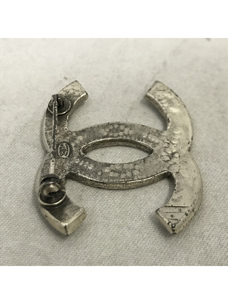 アクセサリー CHANEL ブローチ シルバー