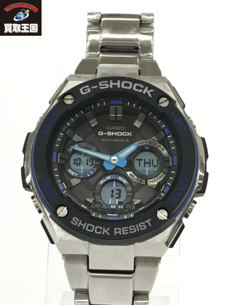 CASIO G-SHOCK GST-W100D デジアナ 電波ソーラー 腕時計[値下]｜商品 