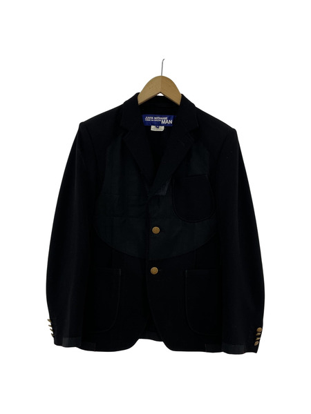 JUNYA WATANABE COMME des GARCONS MAN パッチワークJKT (XS) 黒