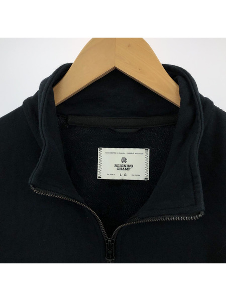 REIGNING CHAMP  スタンドカラー HALF ZIP プルオーバー L