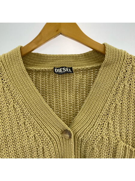 DIESEL カーディガン ルーズフィットニットカーディガン XS