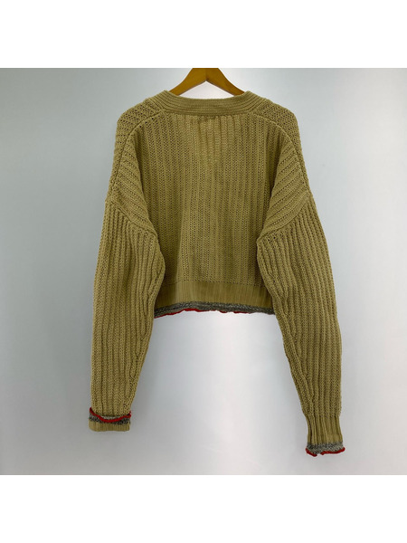 DIESEL カーディガン ルーズフィットニットカーディガン XS