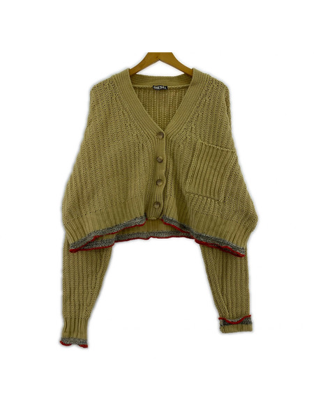 DIESEL カーディガン ルーズフィットニットカーディガン XS