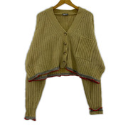 DIESEL カーディガン ルーズフィットニットカーディガン XS