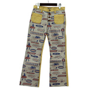 HYSTERIC GLAMOUR パンツ 総柄フレアパンツ YEL W29