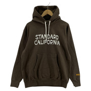 STANDARD CALIFORNIA 25SS Jeff for SD Logo Hood Sweat M ブラウン