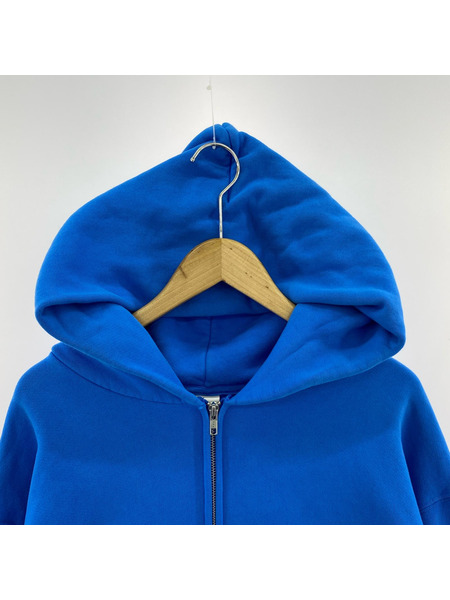 AKIMBO ZIP HOODIE ジップパーカー XXL ブルー