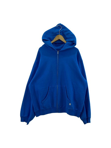 AKIMBO ZIP HOODIE ジップパーカー XXL ブルー