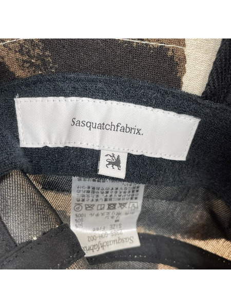 SASQUATCHfabrix. ハット 23SS ANIMAL PATTERN BUSH HAT[値下]