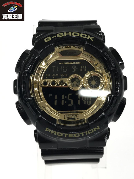 CASIO G-SHOCK GA-110GBG-1AJF アナデジクォーツ ブラック×ゴールド[値下]