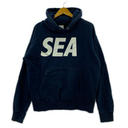 WIND AND SEA パーカー 初期タグ 両面ロゴプリント NVY