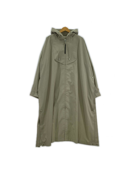 THE RERACS 21SS フーデッドロングコート 46 ベージュ