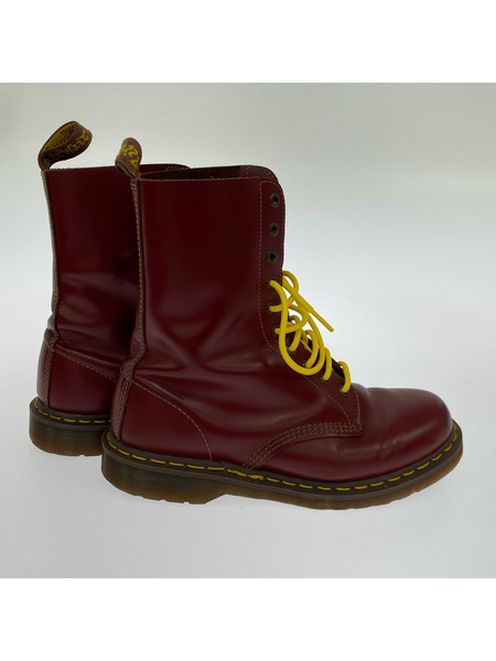 Dr.Martens 英国製 10ホール ブーツ 赤 (UK9)