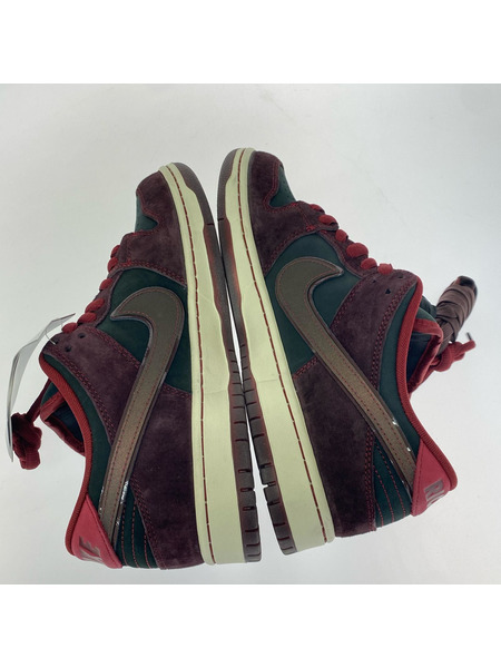 NIKE SB RiotSkateshop Dunk Low Pro Mahogany and Team Red