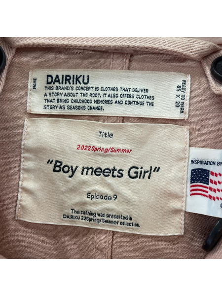 DAIRIKU ミリタリージャケット 22SS Jimmy Mods Coat