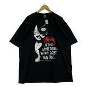 STUSSY　HRMAN8BALLBM Tシャツ　ブラック　XL