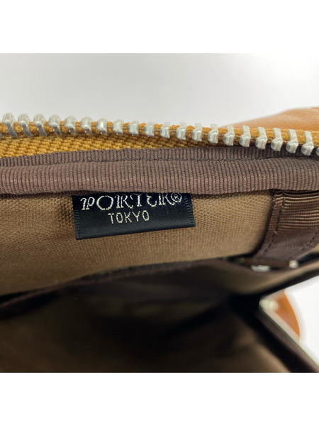 PORTER ボディバッグ 茶