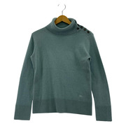 BURBERRY ニット・セーター LONDON/ショルダーボタン/カシミヤ100%/水色