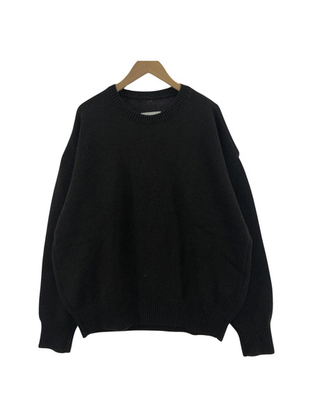 stein ST.309 EX FINE LAMBS CREW NECK KNIT (S) 茶