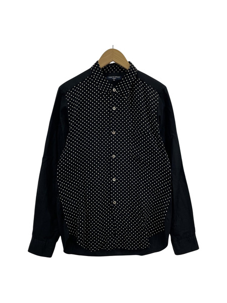 COMME des GARCONS HOMME ドット柄L/Sシャツ M