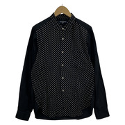 COMME des GARCONS HOMME ドット柄L/Sシャツ M