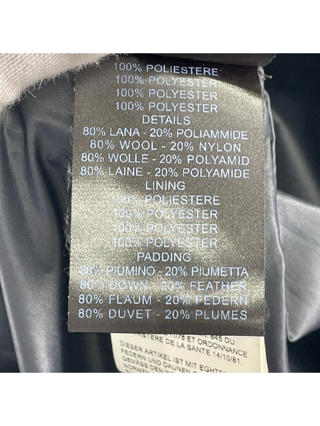 BBR BARKB-RULES ニット切替 ダウンダッフルコート XS ブラック