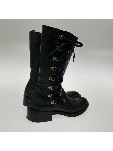 EMPORIO ARMANI ブーツ レースアップ ブラック