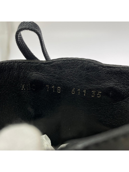 EMPORIO ARMANI ブーツ レースアップ ブラック