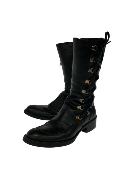 EMPORIO ARMANI ブーツ レースアップ ブラック
