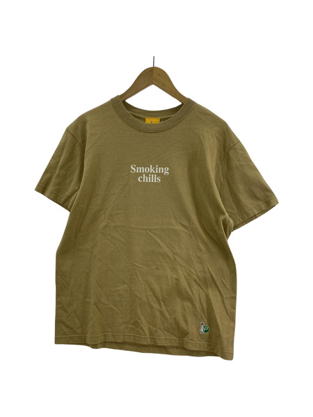 FR2 S/S ロッドマン Smoking Chills tee M ベージュ