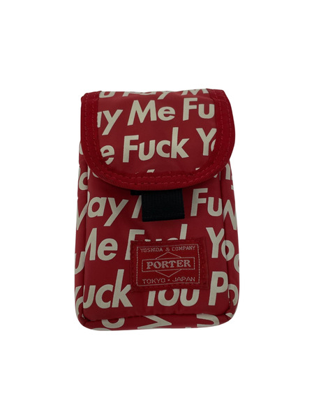 Supreme X PORTER 12AW Camera/Smartphone case　RED