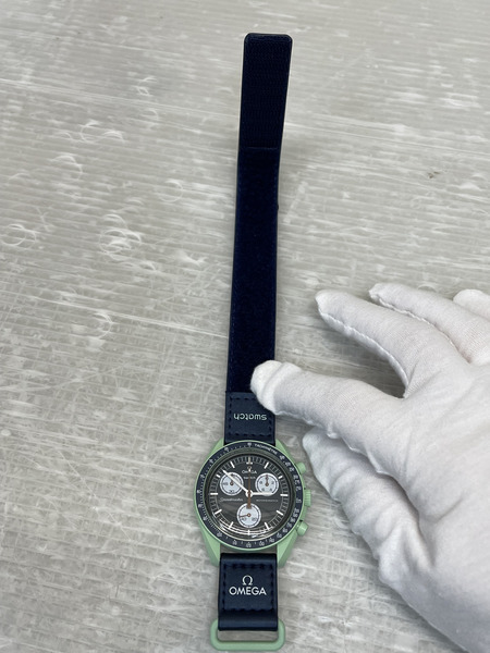 オメガ/ミッションオンアース/S033G100/電池交換済 メンズQZ