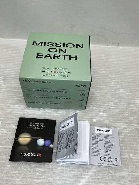 オメガ/ミッションオンアース/S033G100/電池交換済 メンズQZ