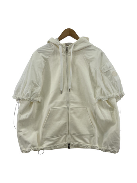 MONCLER ZIP HOODIE SSジャケット 白