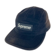 Supreme キャップ ベロアキャップ 黒
