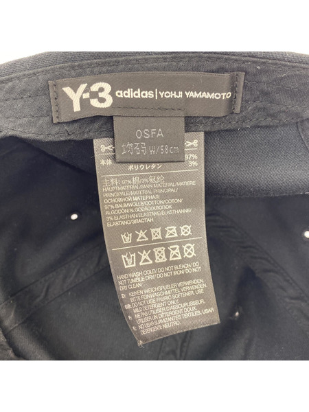 Y-3 ロゴキャップ 黒 58cm[値下]