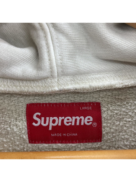 Supreme 16AW Striped Cuff Hooded Sweatshirt