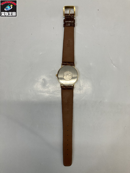 オメガ/デビル/670.011.20/革ベルト　電池交換 メンズQZ