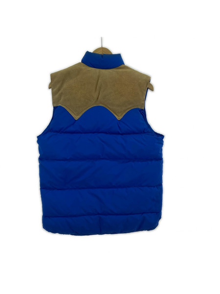 WOOLRICH ダウンベスト 70s 80s レザーヨーク (-)